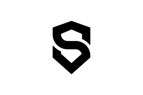 Letter S SS Shield Logo Design Simple Vector (742321)