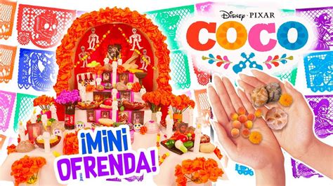 Haz tu OFRENDA en MINIATURA para este DIA de MUERTOS 💀 al Estilo COCO Manualidades Fantasticas ...