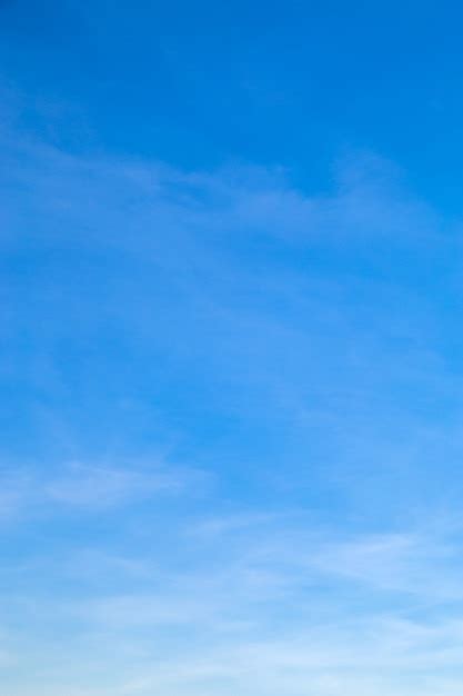 Premium Photo | Vertical image white clouds in the blue sky in the morning