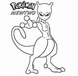 Mewtwo Coloring Pages  Cool sketch template