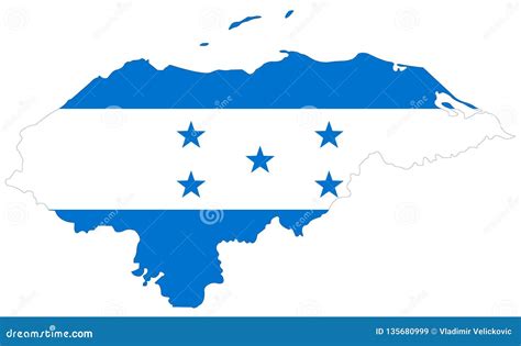 Honduras Map Cartoon Vector | CartoonDealer.com #8551809