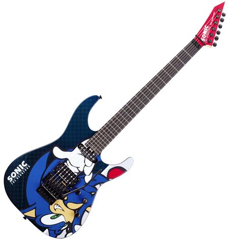 ESP SN-25TH SONIC THE HEDGEHOG GUITAR-II 25th Anniversary Electric ...