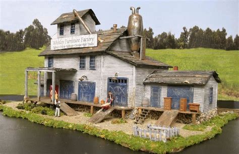 HO scale Factory | Miniature houses, Model trains, Ho scale buildings