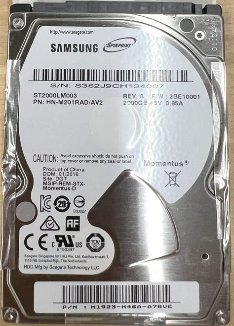 Samsung ST2000LM003 2TB - OSSLab.com