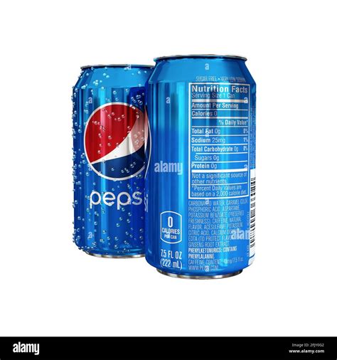 Pepsi can Isolated On White Background Stock Photo - Alamy