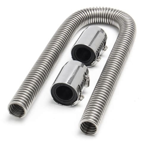 36 Inch Universal Polished Flexible Stainless Steel Radiator Hose Tube – Electronic Pro