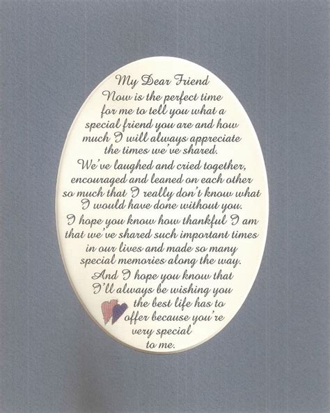 Best Friend Memories Special Friendship Times Shared Laugh Verses Poems Plaques #ebay #Home ...