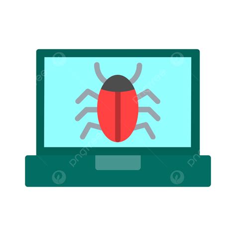 Malware Flat Icon Vector, Bug, Error, Malware PNG and Vector with Transparent Background for ...