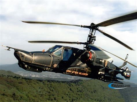 Ka-50 "Black Shark" Attack Helicopter, Military Helicopter, Military ...