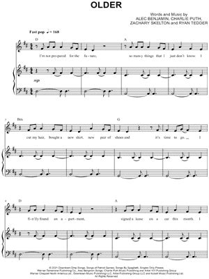 Alec-Benjamin Sheet Music to download and print