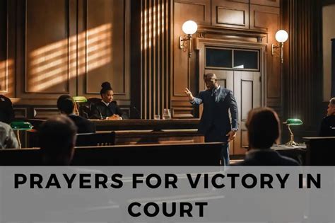 25 Empowering Prayers for Victory in Court - Strength in Prayer