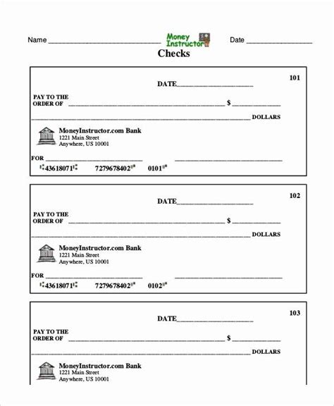 Blank Check Templates for Excel New 27 Blank Check Template Download ...