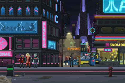 Cyberpunk Pixel Art