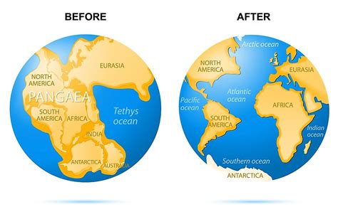 World Map Before Continental Drift – Topographic Map of Usa with States