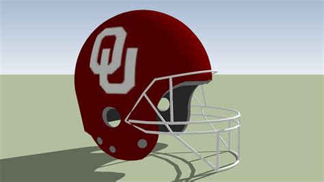 Oklahoma Sooners football helmet | 3D Warehouse