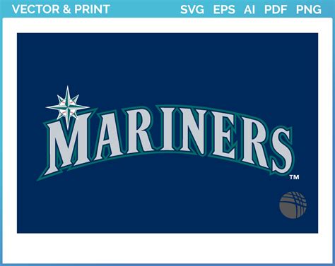 Seattle Mariners - Jersey Logo (2001) - Baseball Sports Vector SVG Logo ...