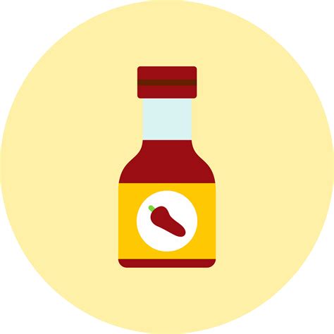 Sauce Bottle Vector Icon 16510591 Vector Art at Vecteezy