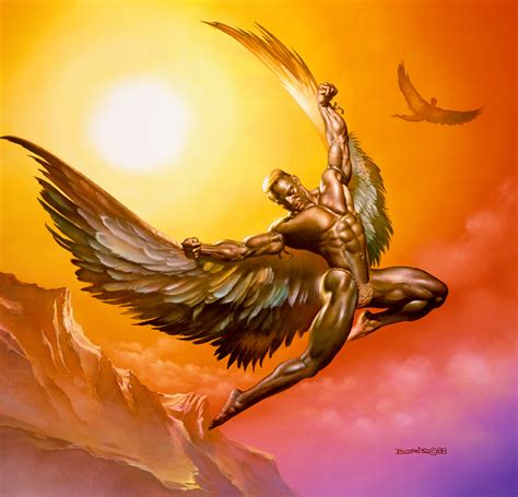 Icarus - Boris Vallejo and Julie Bell