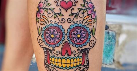 Sugar Skull Tattoo Inspiration | POPSUGAR Latina