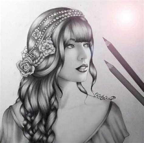 kristina webb drawings | Taylor swift drawing by Kristina Webb Drawing Hair, Drawing Faces ...