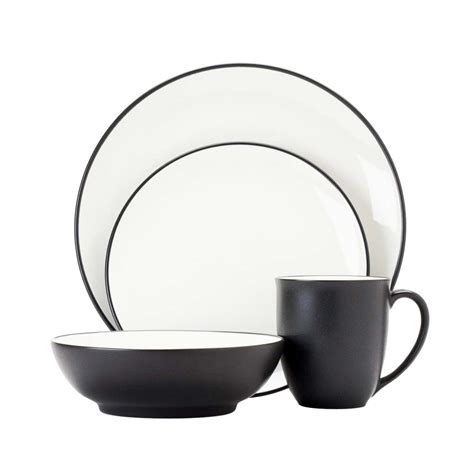 Noritake | Casual Dinnerware | Colorwave Graphite 16pce Dinner Set