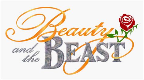 Beauty And The Beast Logo, HD Png Download - kindpng