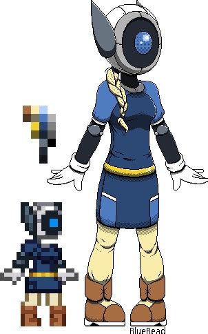 .:Dot- Starbound Glitch:. | Pixel art characters, Concept art ...