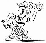 Tennis Court Coloring Pages At GetColoringscom  Free Printable sketch template