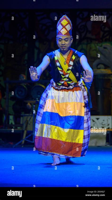 bidayuh culture dance at the Sarawak Culture Village in Kuching Malaysia Stock Photo - Alamy