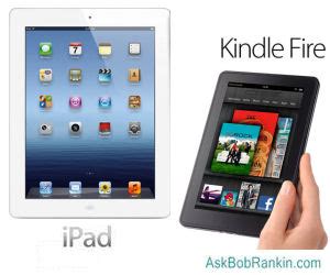 Apple iPad Versus Kindle Fire