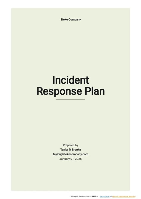 Gdpr Incident Response Plan Template - prntbl.concejomunicipaldechinu.gov.co