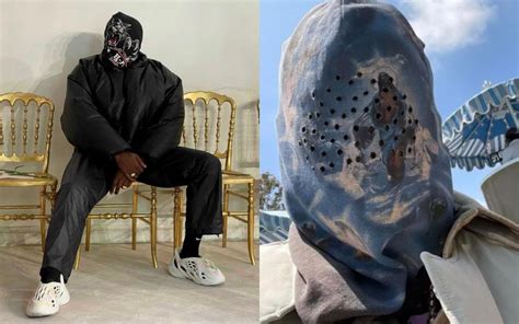 Who's the designer of Kanye West's masks?