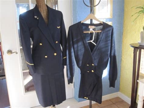 4 Pc. Continental Airlines Uniform by MyVanities on Etsy