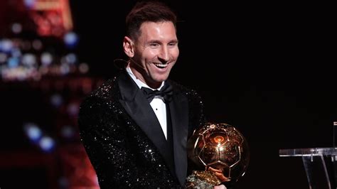 Lionel Messi hails 'incredible' seventh men's Ballon d'Or victory ahead ...