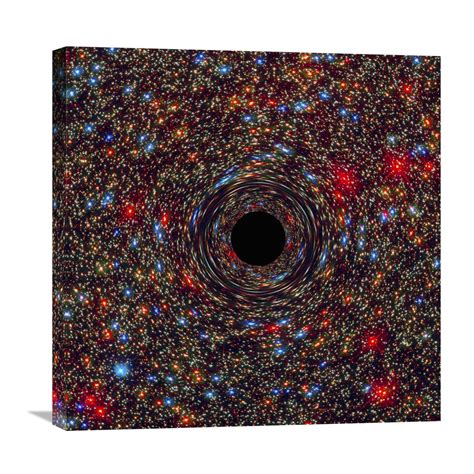 Black Hole in NGC 1600 (24"W x 24"H x 1.5"D) - Celestial Images - Touch ...