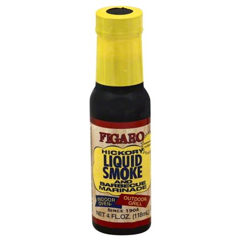 Figaro Hickory Liquid Smoke & Barbecue Marinade, 4 fl oz - Walmart.com ...