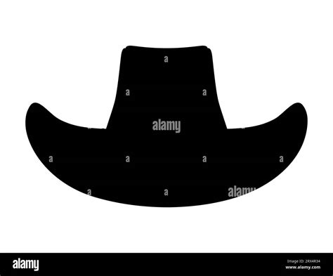 Cowboy hat silhouette vector art Stock Vector Image & Art - Alamy