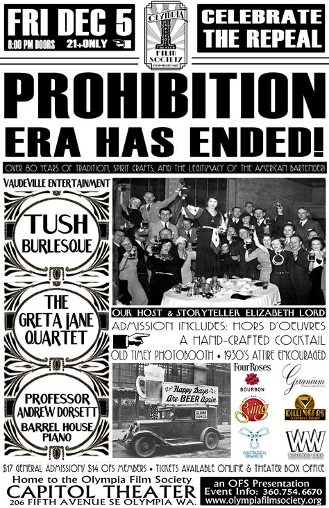 OFS Presents REPEAL PROHIBITION DAY CELEBRATION 2014 ...