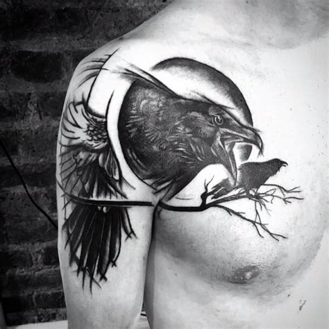 60 Epic Edgar Allan Poe Tattoo Designs for Men