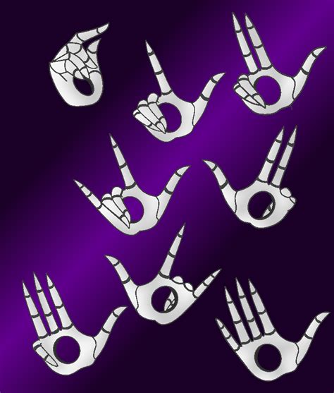 More Gaster hands by SilverTehSkeleton on DeviantArt