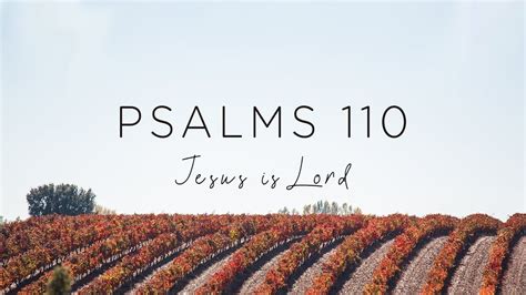 Psalm 110 – Artofit