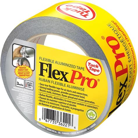 Tuck Tape 48mmx50M Flexpro Silver Duct Tape | Home Hardware