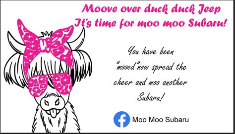 MOO MOO SUBARU Tags - Etsy