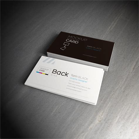 PSD Business Card Mockup — Free Mockup World