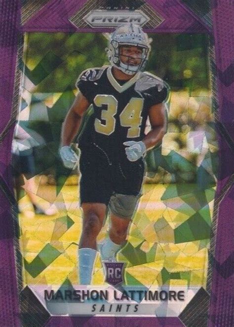 Marshon Lattimore 2017 Prizm #272 Purple Crystals /75 RAW Price Guide - Sports Card Investor