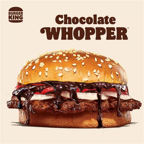 Burger King Launching Chocolate Whopper with Mashed Up Fries from 1 Apr ...