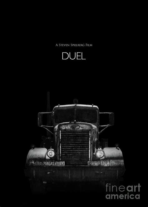 Duel 1971 - Minimalist Movie Poster by Kultur Arts Studios | Minimalist movie poster, Movie ...