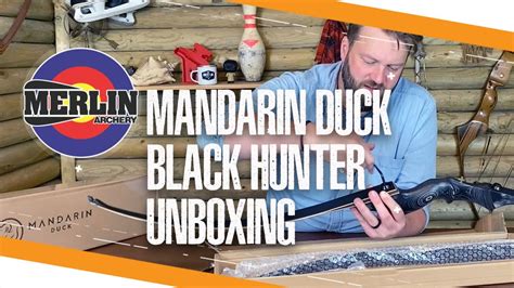 Mandarin Duck Black Hunter unboxing - traditional archery - YouTube