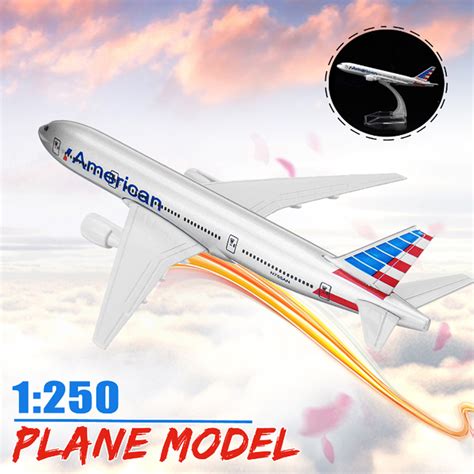 B777-300ER Metal Diecast Plane Model Aircraft Aeroplane Desktop Plane Toy