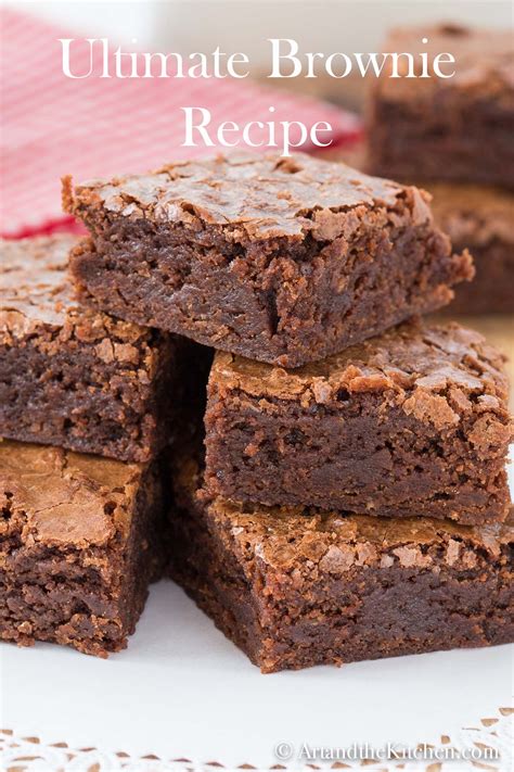 Ultimate Brownie Recipe - Art and the Kitchen